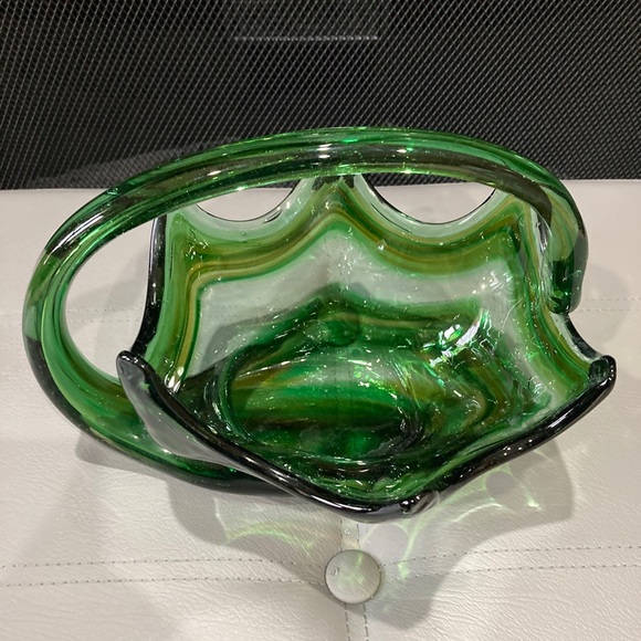 unbranded Accents Vintage Murano Glass Swan Neck Bowl Poshmark